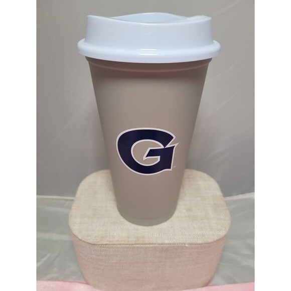 2022 new starbucks georgetown university to go cup reuseable 16 oz. tumbler - Picture 3 of 5